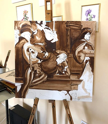 ‘Master study’ Original Oil Painting