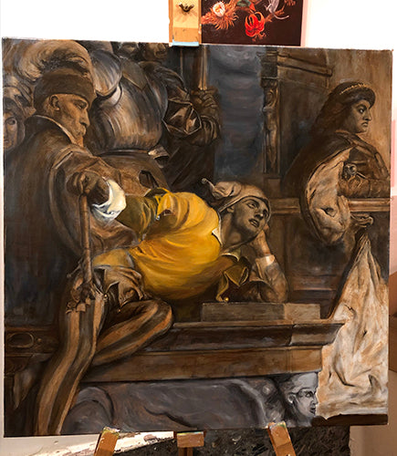 ‘Master study’ Original Oil Painting