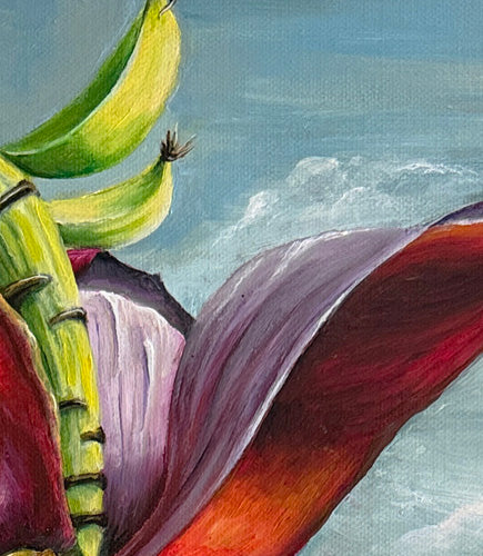 "Hanging Gardens of Babylon" Original Oil Painting