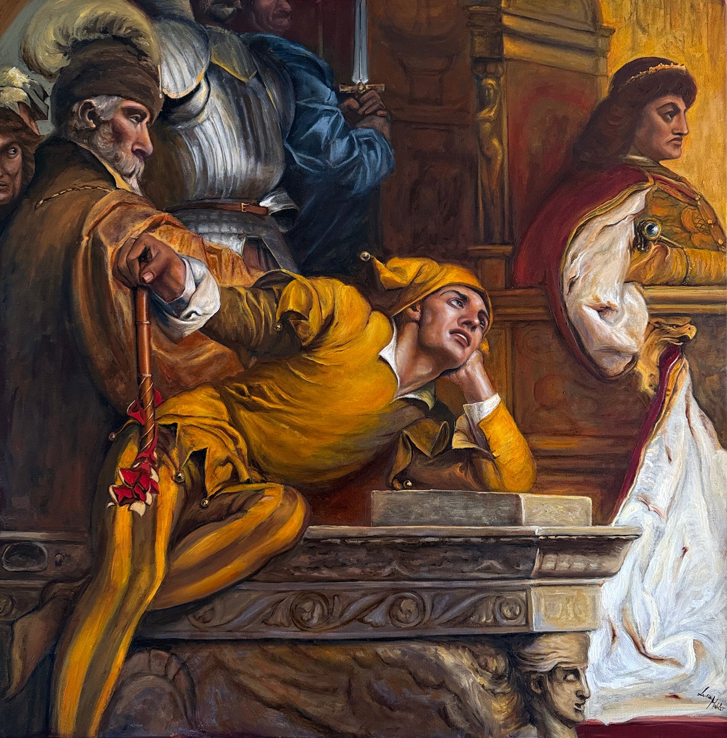 ‘Master study’ Original Oil Painting