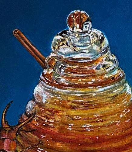 "Guardians of Earthly Treasures" Original Oil Painting