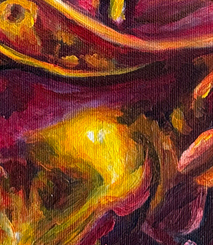 "Empress of the Amazonas" Original Oil Painting