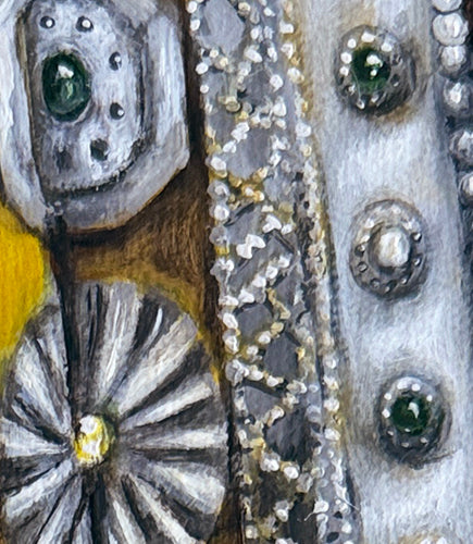 "Textile Study" Original Oil Painting